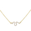 Gold Snake Necklace - Adina Eden's Jewels