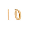 Rose Gold / 20 MM Solid Hoop Earring - Adina Eden's Jewels