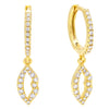 Gold Lip Huggie Earring - Adina Eden's Jewels