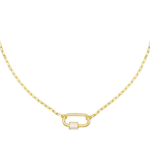 Gold Chain Toggle Choker - Adina Eden's Jewels