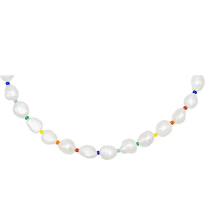 Pearl White Pearl Bead Necklace - Adina Eden's Jewels