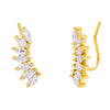 Gold Marquise Ear Climber - Adina Eden's Jewels