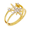 Gold / 9 Starburst Ring - Adina Eden's Jewels