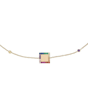 Multi-Color Square Choker - Adina Eden's Jewels