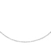 14K White Gold / 16" Twisted Mariner Chain Necklace 14K - Adina Eden's Jewels