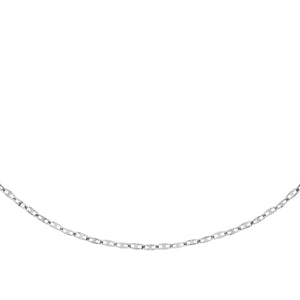 14K White Gold / 16" Twisted Mariner Chain Necklace 14K - Adina Eden's Jewels
