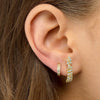  CZ Hook Stud Earring - Adina Eden's Jewels