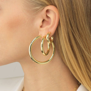  Hollow Hoop Combo Set - Adina Eden's Jewels