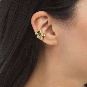  Links Stone Ear Cuff Combo Set - Adina Eden's Jewels