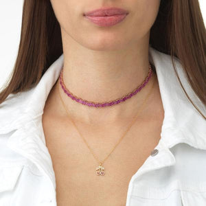  Baguette Adjustable Choker - Adina Eden's Jewels
