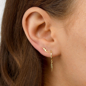 Lightning Bolt Stud Earring - Adina Eden's Jewels
