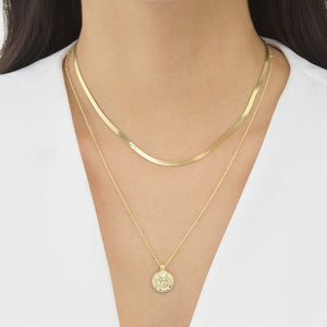  Mini Greek Coin Necklace - Adina Eden's Jewels