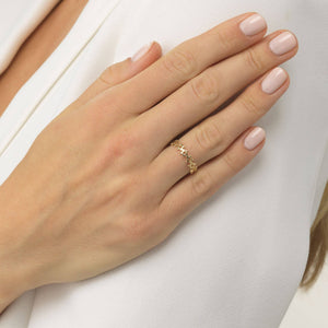  Open Star Ring 14K - Adina Eden's Jewels