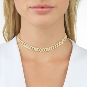  Emerald Chain Link Choker - Adina Eden's Jewels