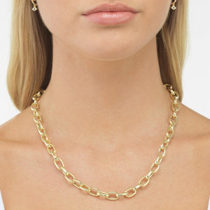  Chunky Chain Link Necklace - Adina Eden's Jewels