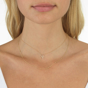  Ball Chain Choker/Necklace 14K - Adina Eden's Jewels