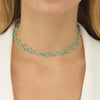  Turquoise Dangle Choker - Adina Eden's Jewels