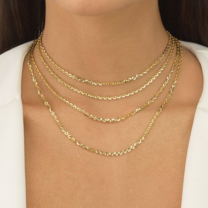  Round Chain Necklace - Adina Eden's Jewels