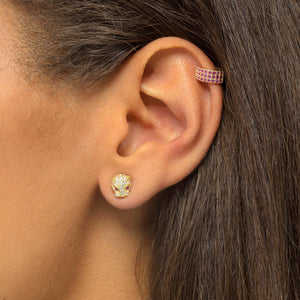  Panther Stone Stud Earring - Adina Eden's Jewels