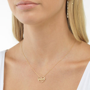  Mom Necklace 14K - Adina Eden's Jewels