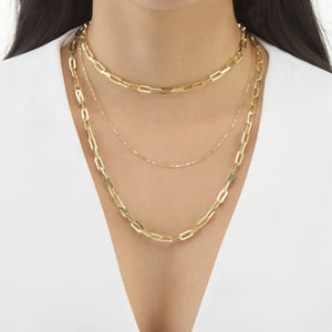  Box Link Necklace - Adina Eden's Jewels