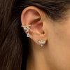  Teardrop Charm Ear Cuff - Adina Eden's Jewels