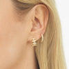  CZ Rope Huggie Earring - Adina Eden's Jewels