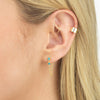  Turquoise Chain Stud Earring - Adina Eden's Jewels