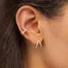  Geometric Huggie Earring - Adina Eden's Jewels