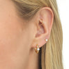  Bezel Stud Earring - Adina Eden's Jewels