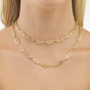 Oval Link Necklace - Adina Eden's Jewels