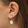  Mini Coin Huggie Earring - Adina Eden's Jewels