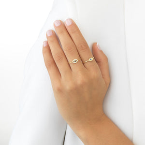  Evil Eye Ring - Adina Eden's Jewels