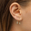  CZ Drop Stud Earring - Adina Eden's Jewels
