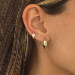 Wide Endless Hoop Earring 14K - Adina Eden's Jewels