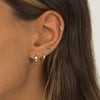  Solid Huggie Earring Combo Set 14K - Adina Eden's Jewels