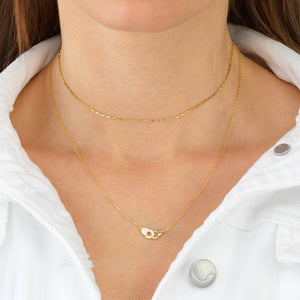 Gold Dainty Box Choker - Adina Eden's Jewels