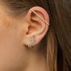  Snake Hook Stud Earring - Adina Eden's Jewels