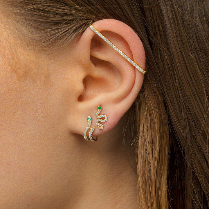 Snake Stud Earring - Adina Eden's Jewels