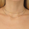  Tricolor Mariner Chain Necklace 14K - Adina Eden's Jewels