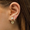  Small Pearl Huggie Earring - Adina Eden's Jewels