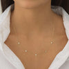  Diamond Multi Heart Necklace 14K - Adina Eden's Jewels