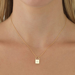  Starburst Lock Necklace - Adina Eden's Jewels