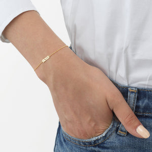  Boss Bracelet 14K - Adina Eden's Jewels