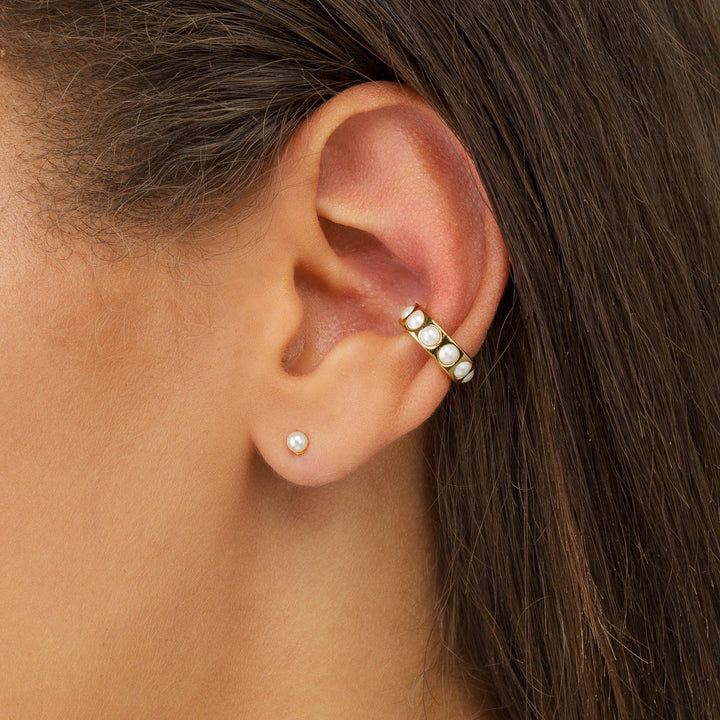  Pearl Ear Cuff - Adina Eden's Jewels