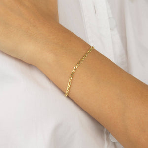  Figaro Bracelet - Adina Eden's Jewels