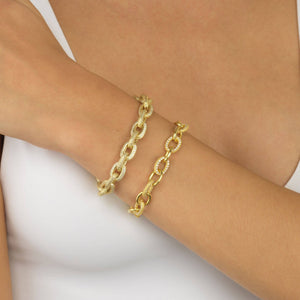  Circular Pavé Link Bracelet - Adina Eden's Jewels