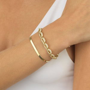  Pavé Chain Bracelet - Adina Eden's Jewels