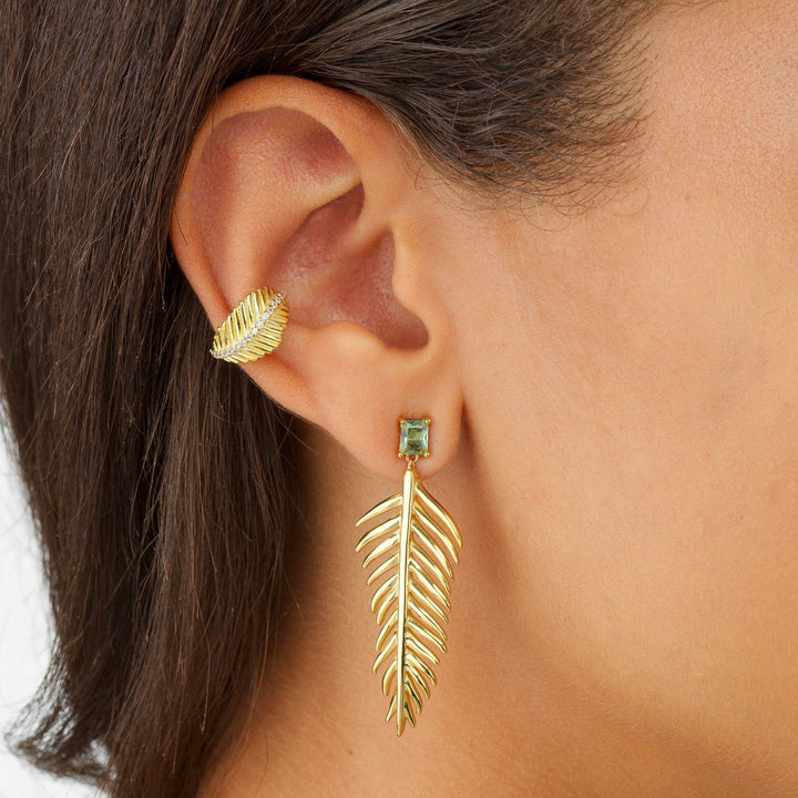  Leaf Ear Cuff - Adina Eden's Jewels