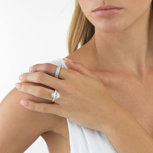  Oval CZ Ring - Adina Eden's Jewels